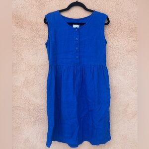 Off/On Linen Sleeveless Dress